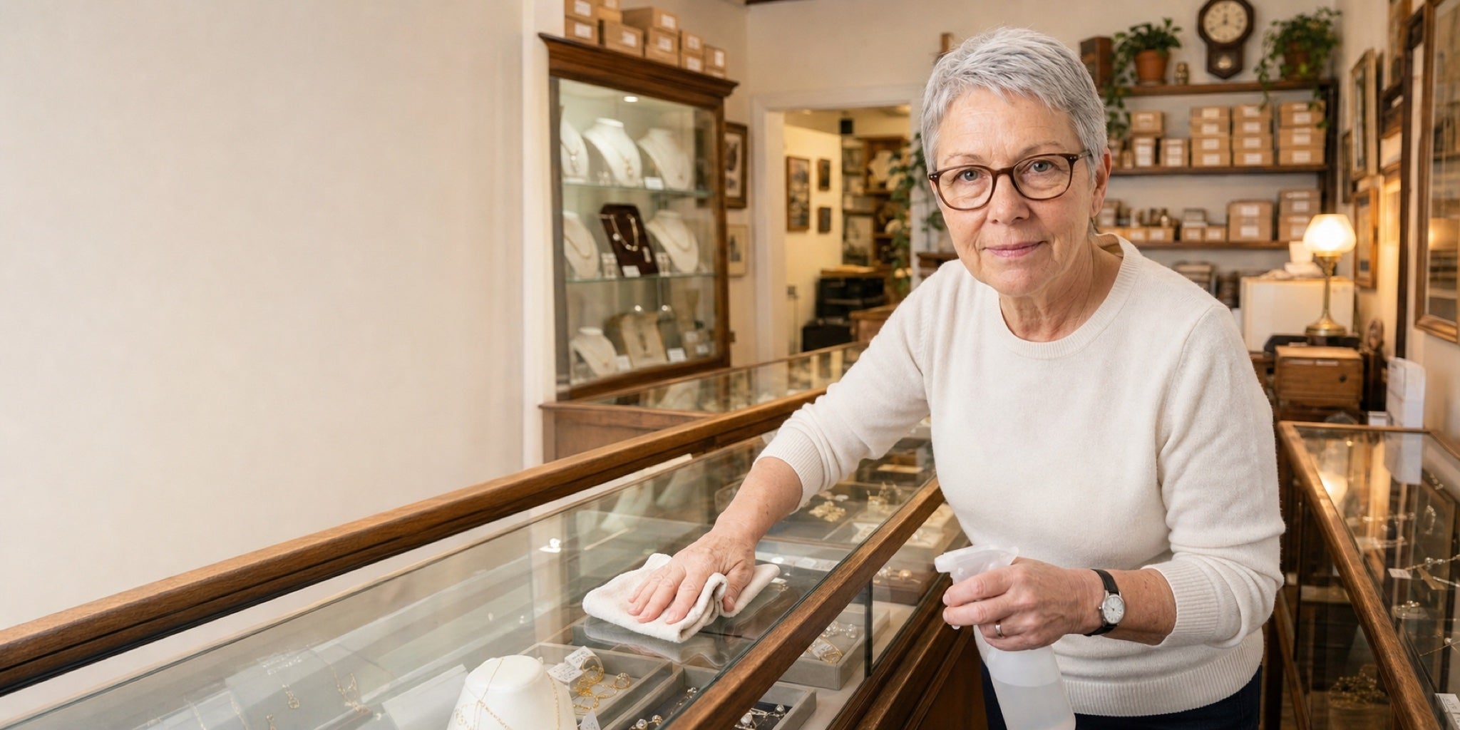 Vera inside Alvonie Jewelers